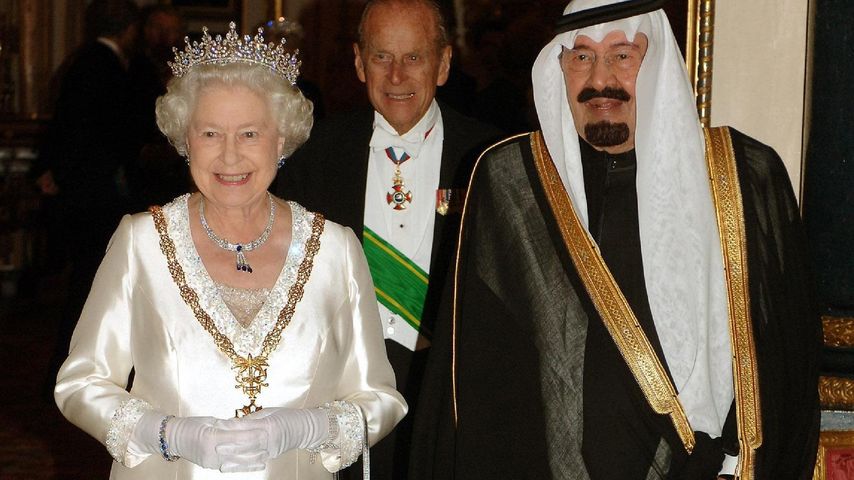 Queen Elizabeth II. und König Abdullah