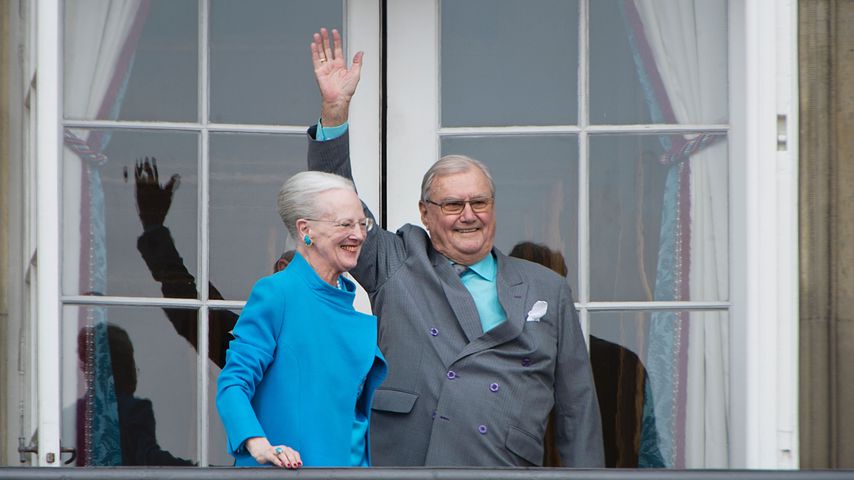 Königin Margrethe und Prinz Henrik im Amalienborg Palast in Kopenhagen