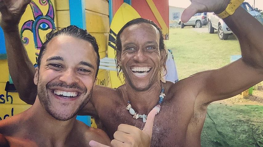 Kostja Ullmann mit Surferlegende Brian Talma