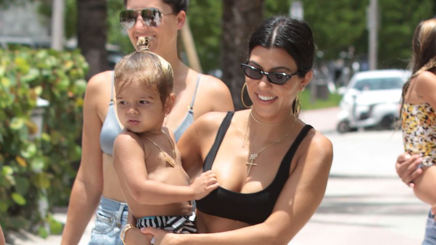 Kourtney Kardashian mit Sohn Reign in Miami
