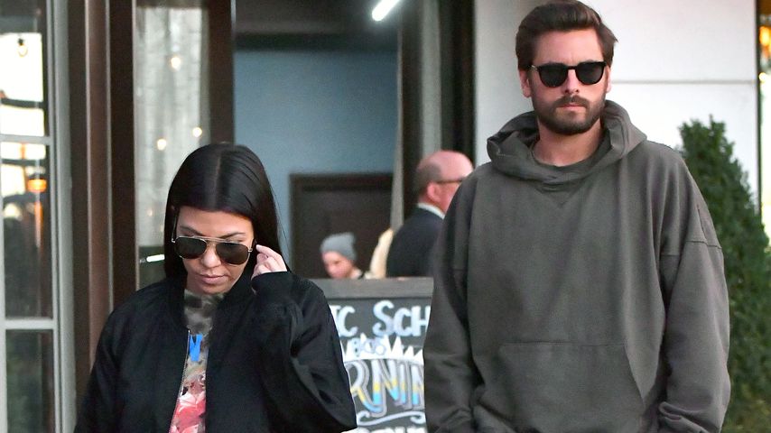 Kourtney Kardashian und Scott Disick in Woodland Hills