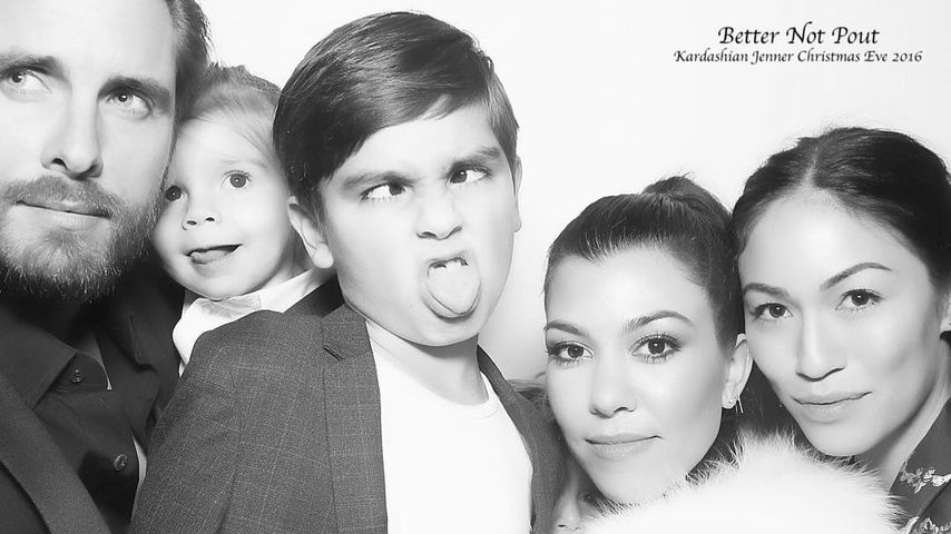 Kourtney Kardashians Xmas-Karte