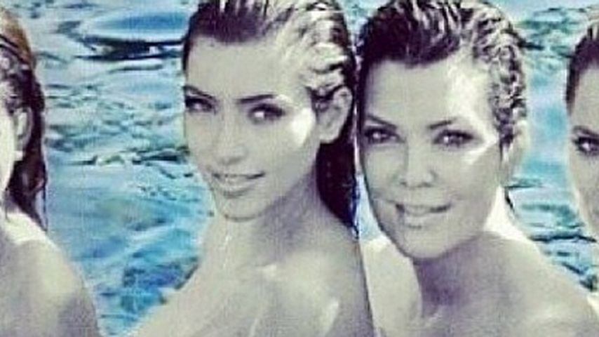 Khloe Kardashian, Kim Kardashian, Kourtney Kardashian und Kris Jenner