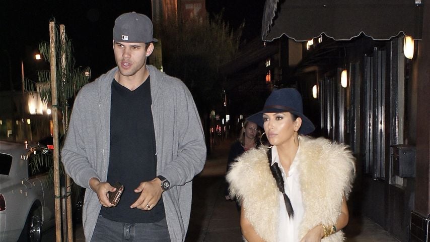Kris Humphries und Kim Kardashian unterwegs in Los Angeles im Jahr 2011