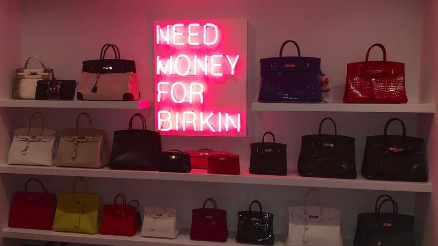 Kris Jenners Schrank für ihre Birkin-Bag-Sammlung