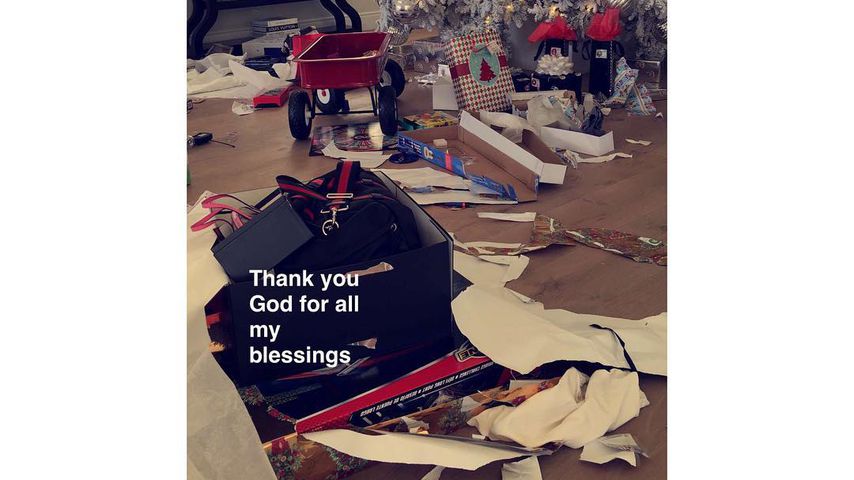 Kris Jenners Haus nach Weihnachten