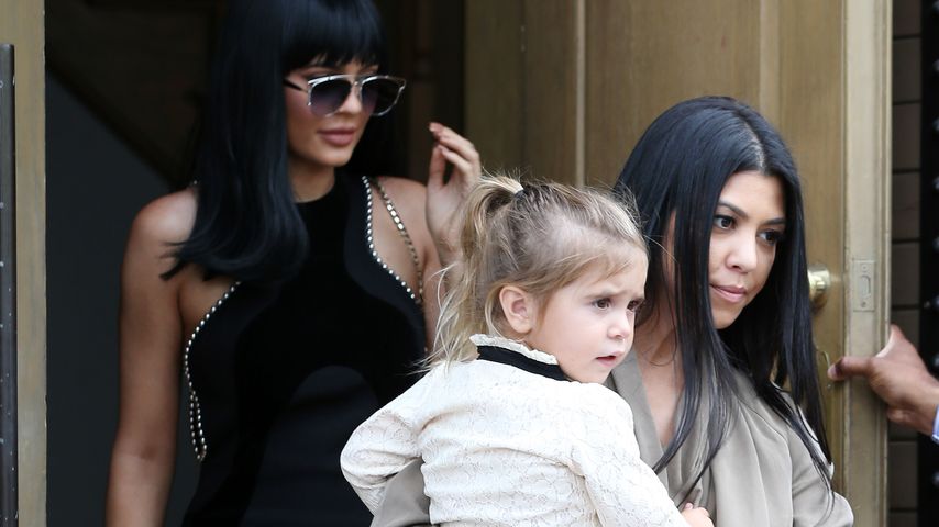 Kylie Jenner, Kourtney Kardashian und Penelope Disick