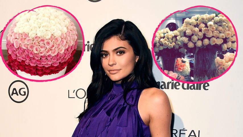 Blumen-Overload: So beschenken Kim K. & Co. Neu-Mama Kylie!