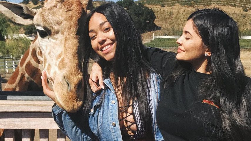 Kylie Jenner (rechts) mit ihrer Freundin Jordyn Woods