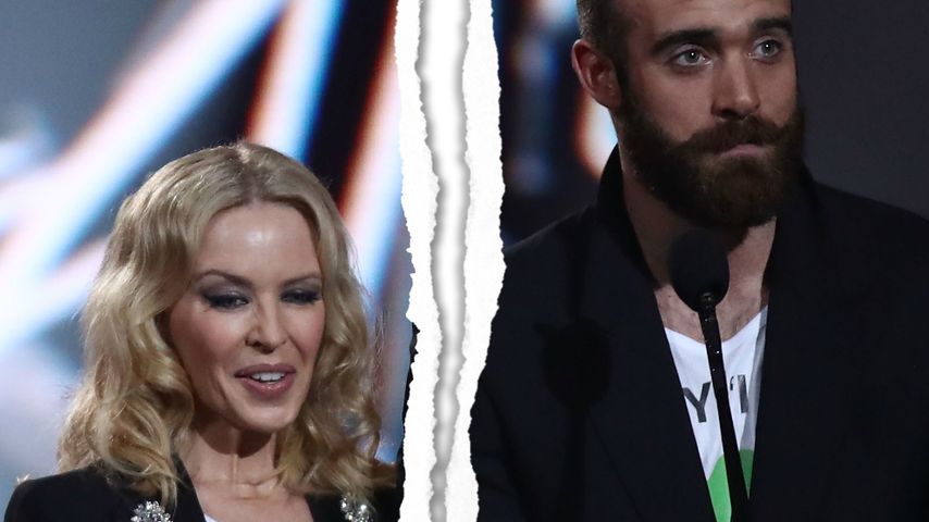 Kylie Minogue und Joshua Sasse