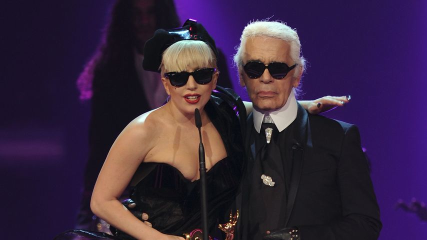 Lady GaGa und Karl Lagerfeld