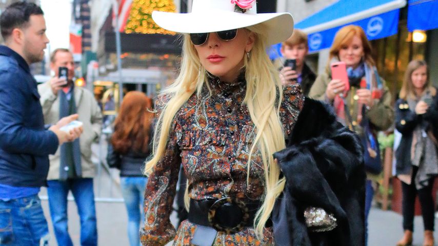 Lady Gaga während Thanksgiving in New York