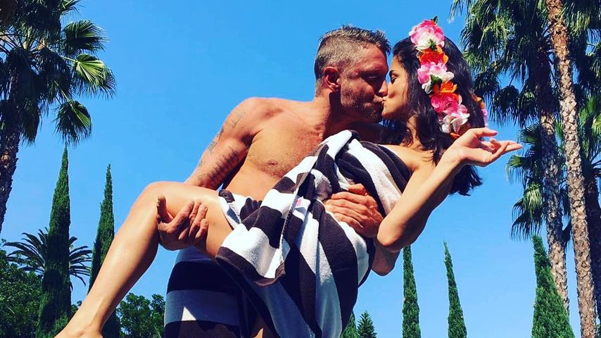 Lapo Elkann mit Shermine Shahrivar