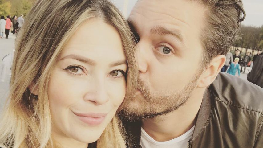 Schauspielerin Laura Osswald mit Ehemann Krishan in den USA