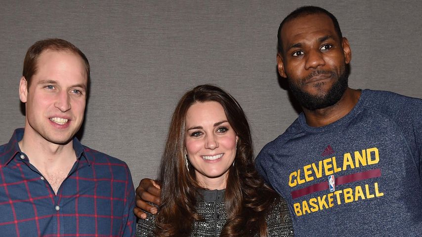 Herzogin Kate, Prinz William und LeBron James