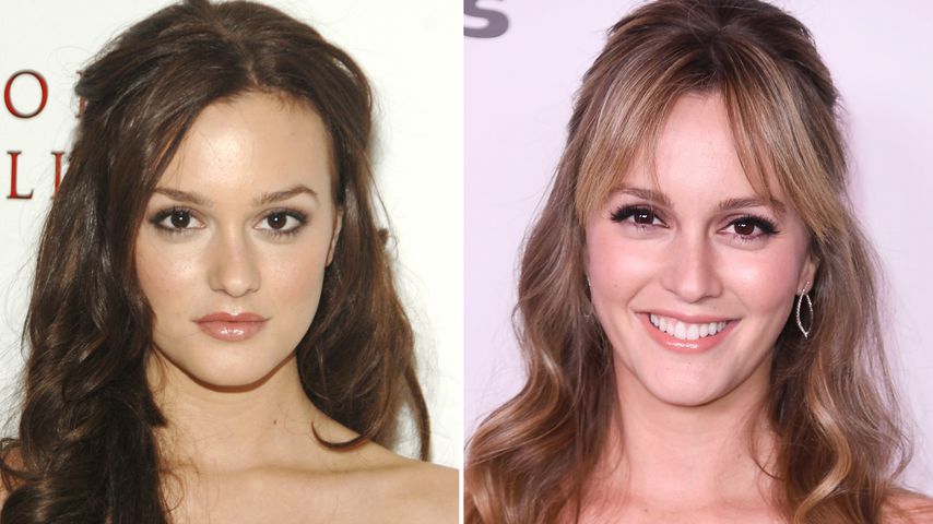 Leighton Meester 2007 (links) und 2017 (rechts)