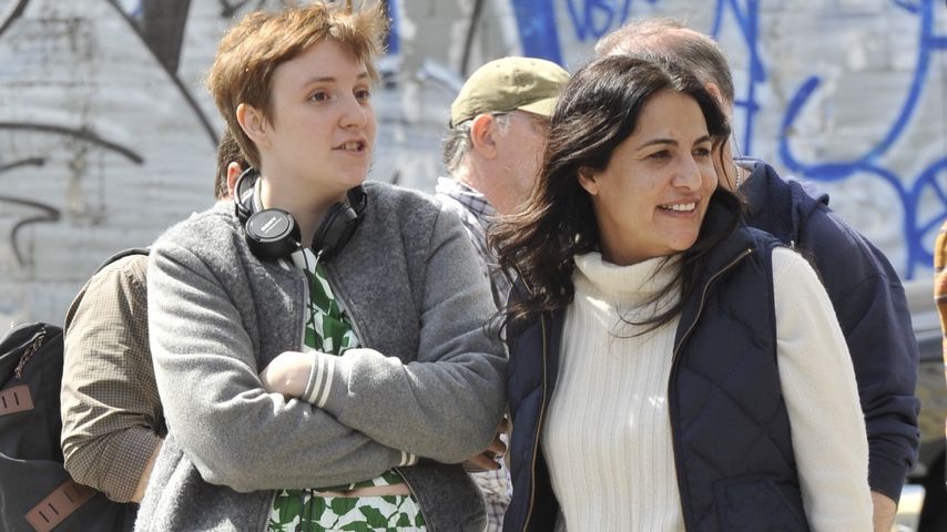 Lena Dunham und Jenni Konner auf dem Set von "Girls"