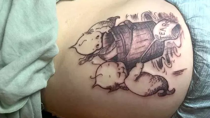 Lena Dunhams Kewpie-Puppentattoo