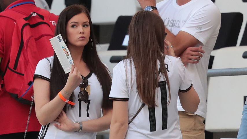 Lena Stiffel, Freundin von Julian Draxler, beim EM-Halbfinale in Marseille
