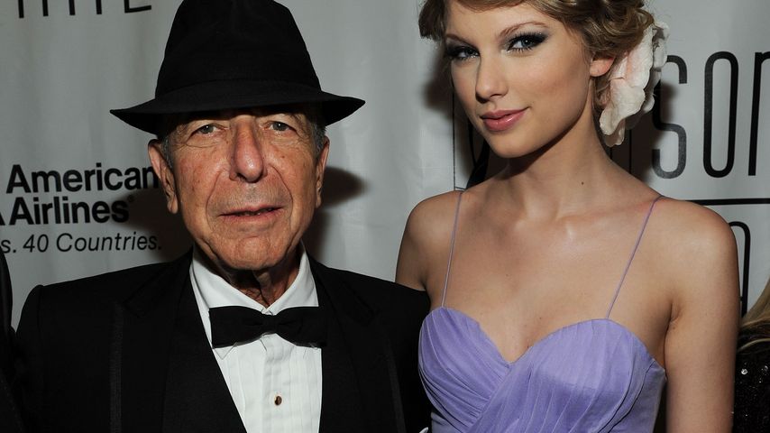Musik-Legende Leonard Cohen und Sängerin Taylor Swift