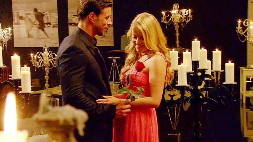 Leonard Freier und Leonie Pump 2016 im "Bachelor"-Finale