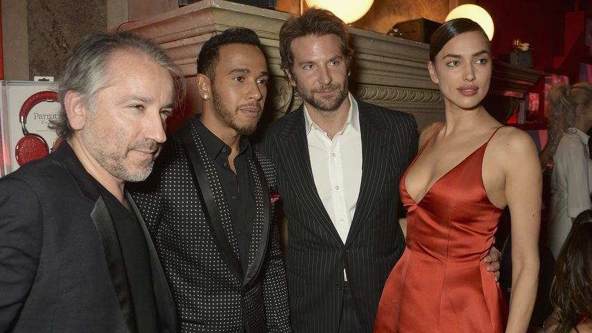 Irina Shayk, Lewis Hamilton und Bradley Cooper