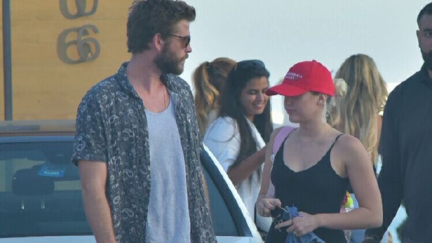 Liam Hemsworth und Miley Cyrus in L.A.