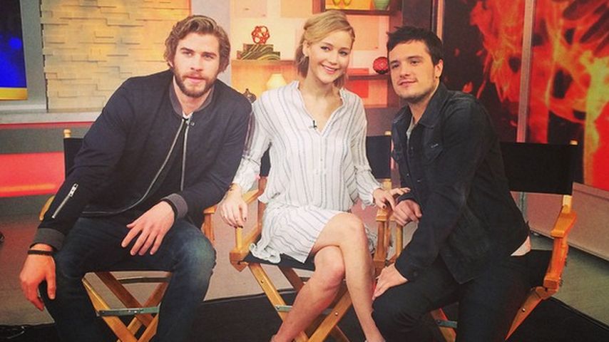 Liam Hemsworth, Jennifer Lawrence und Josh Hutcherson