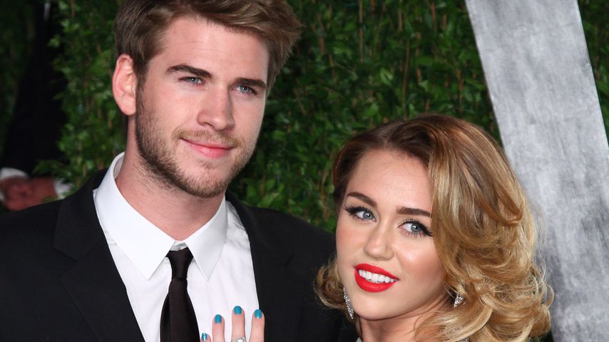 Liam Hemsworth und Miley Cyrus bei der Vanity Fair Oscar Party 2012