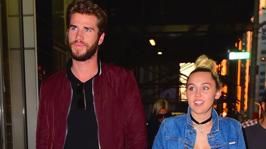 Liam Hemsworth und Miley Cyrus in New York City