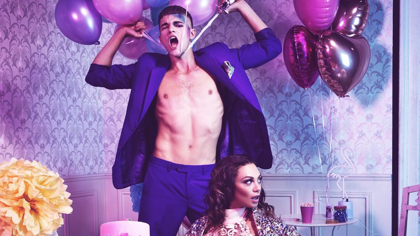 "Austria's Next Topmodel"-Kandiat Peter und Lilly Becker