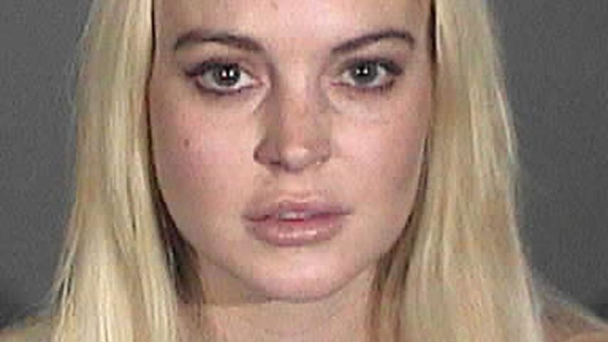 Polizeifoto von Lindsay Lohan