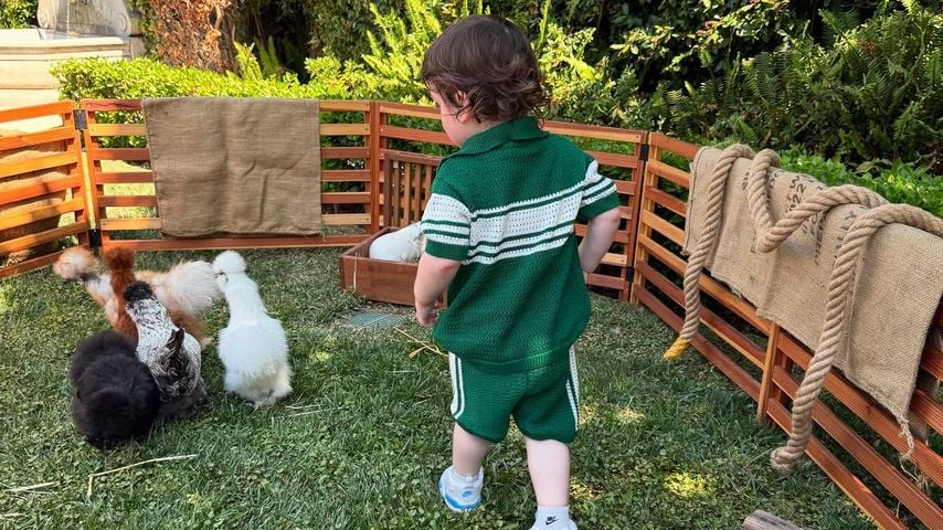 Lindsay Lohans Sohn Luai, Juli 2025