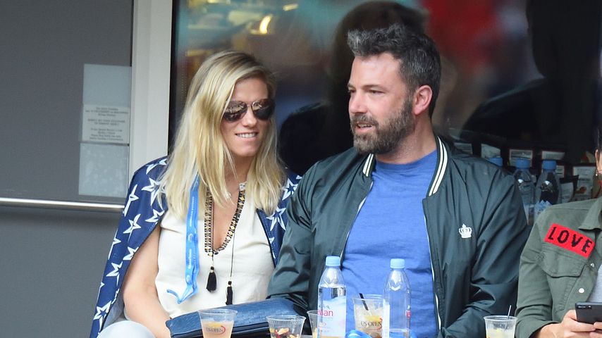 Lindsay Shookus und Ben Affleck bei den US Open