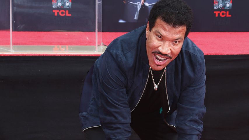 Lionel Richie bei der "Hand and Footprint"-Zeremonie in Hollywood