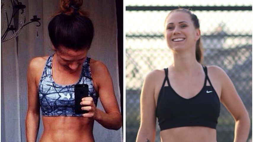 Schock! Fitness-Bloggerin Lou hungerte sich auf 46 Kilo