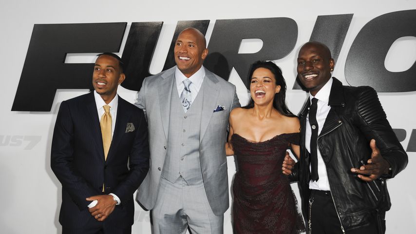Dwayne "The Rock" Johnson, Michelle Rodriguez, Ludacris und Tyrese Gibson