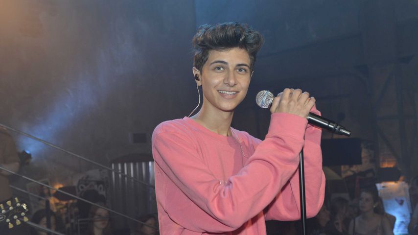 Lukas Rieger am Set von GZSZ