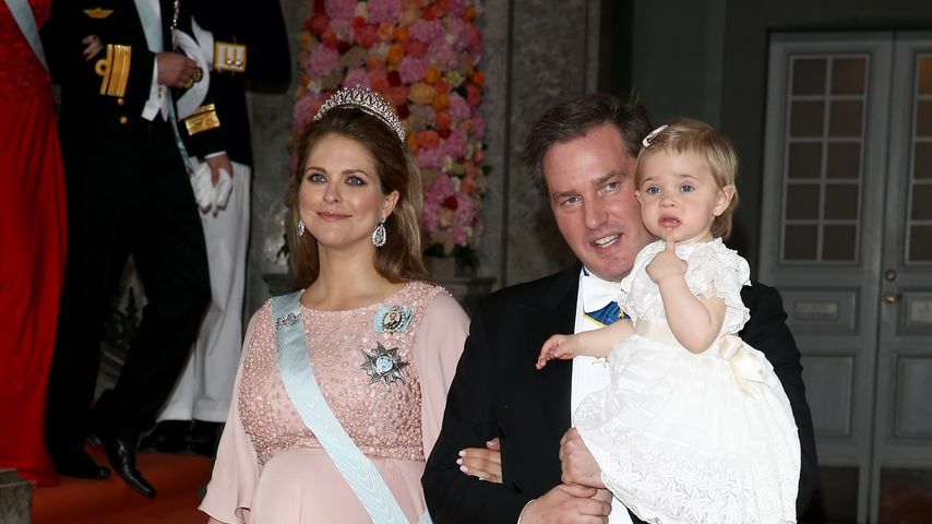 Madeleine von Schweden mit Chris O'Neill und Leonore