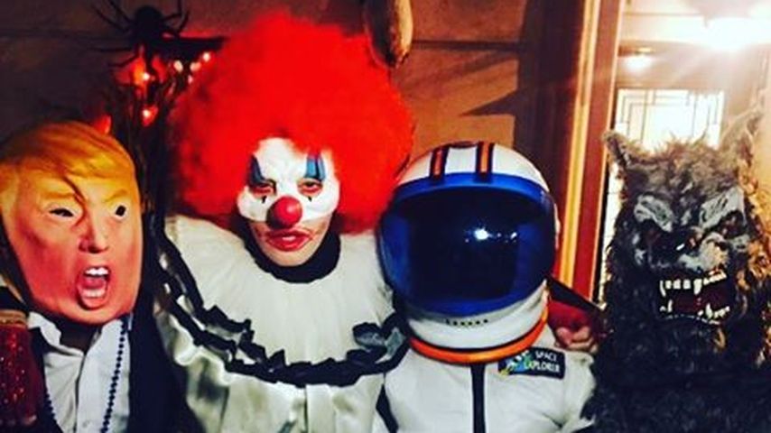 Sängerin Madonna als Horror-Clown