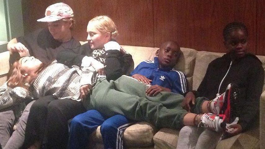 Madonna, Rocco Ritchie, Lourdes, David Banda Mwale und Mercy James