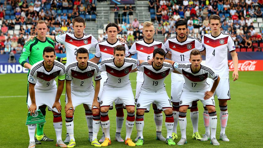 Mannschaftsfoto der deutschen U21