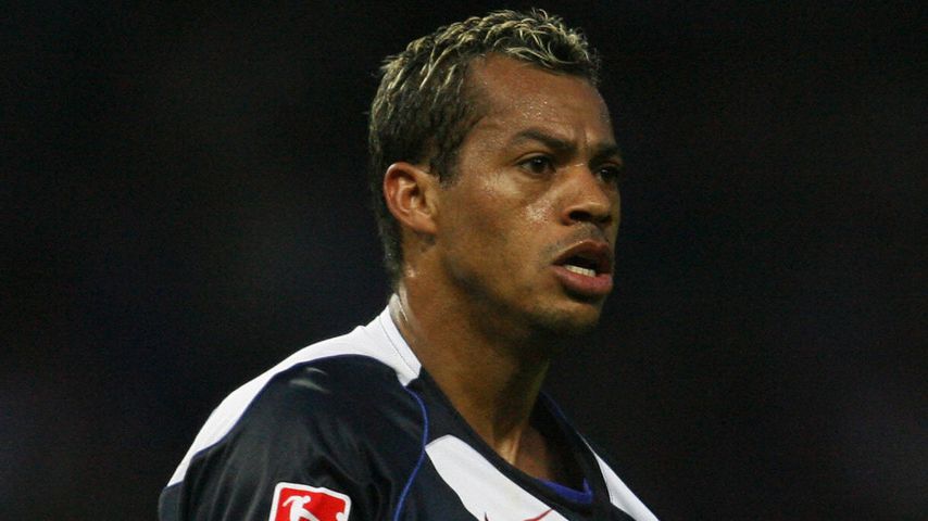 Marcelinho bei einem Match zwischen Hertha und Bayer Leverkusen