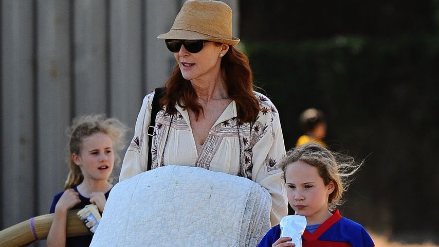 Marcia Cross mit ihren Zwillingstöchtern Savannah und Eden