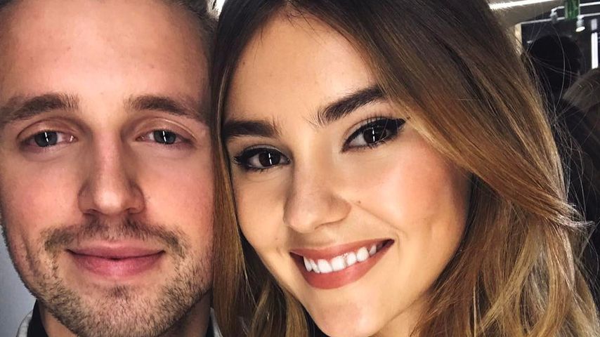 Marcus Butler und Stefanie Giesinger bei der "Dolce & Gabbana"-Fashionshow in Mailand