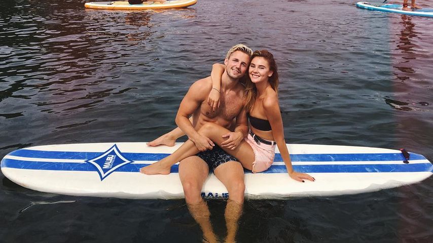 Marcus Butler und Stefanie Giesinger auf der Spree in Berlin