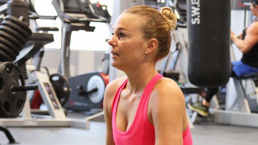 Mareike Spaleck beim Training