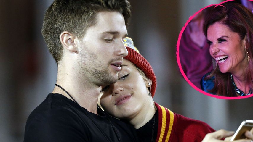 Miley Cyrus, Patrick Schwarzenegger und Maria Shriver
