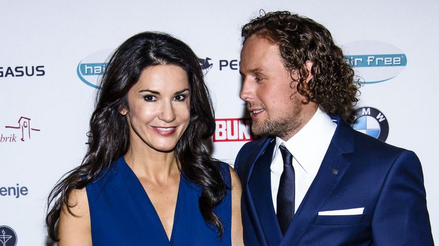 Mariella Ahrens und Sebastian Esser bei der Lebensherbst Charity Gala 2015 in Berlin
