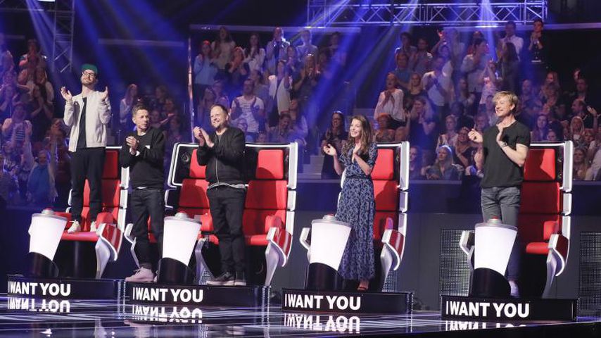 Mark Forster, Michi Beck, Smudo, Yvonne Catterfeld und Samu Haber bei "The Voice of Germany"
